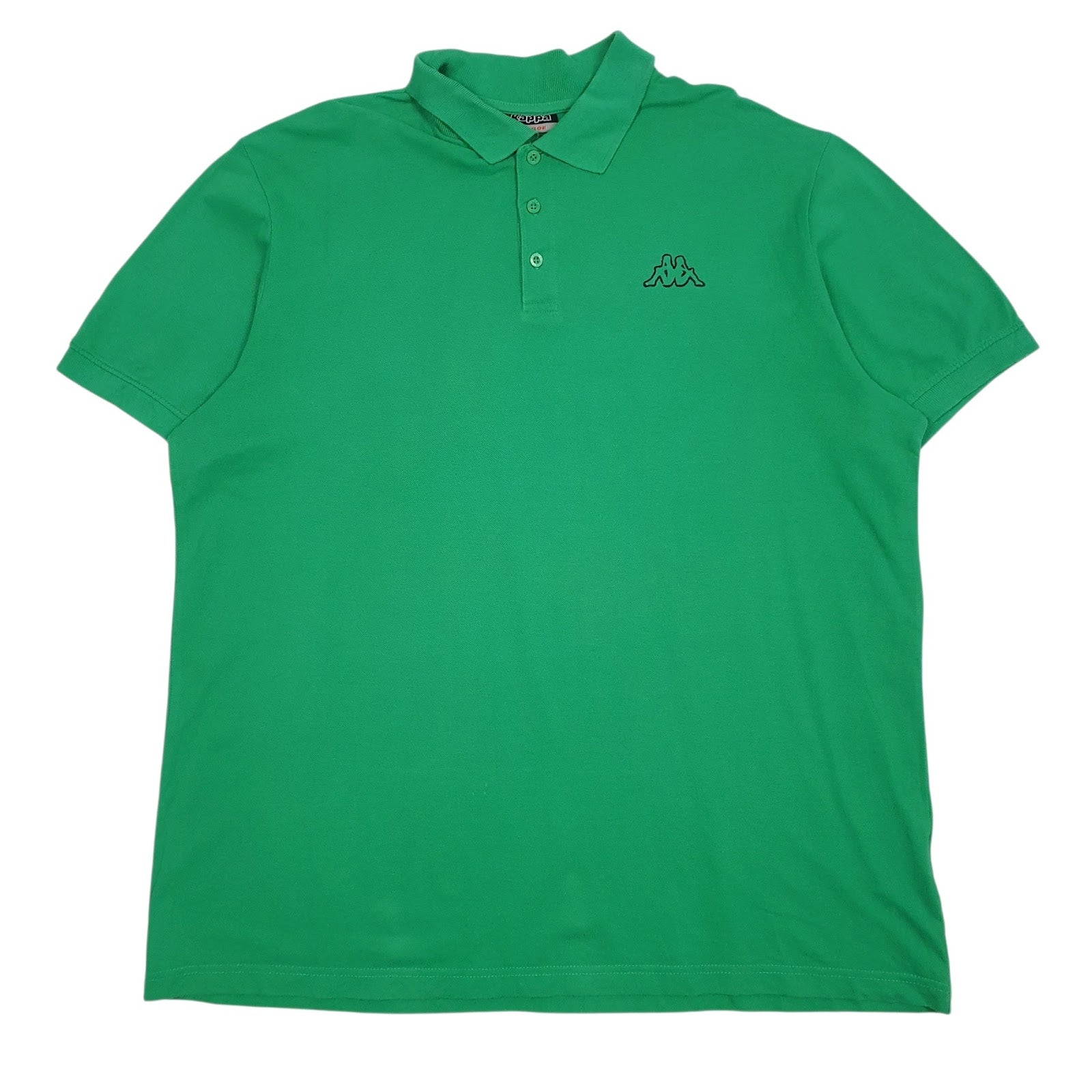 Mens Green Kappa  Short Sleeve Polo Shirt