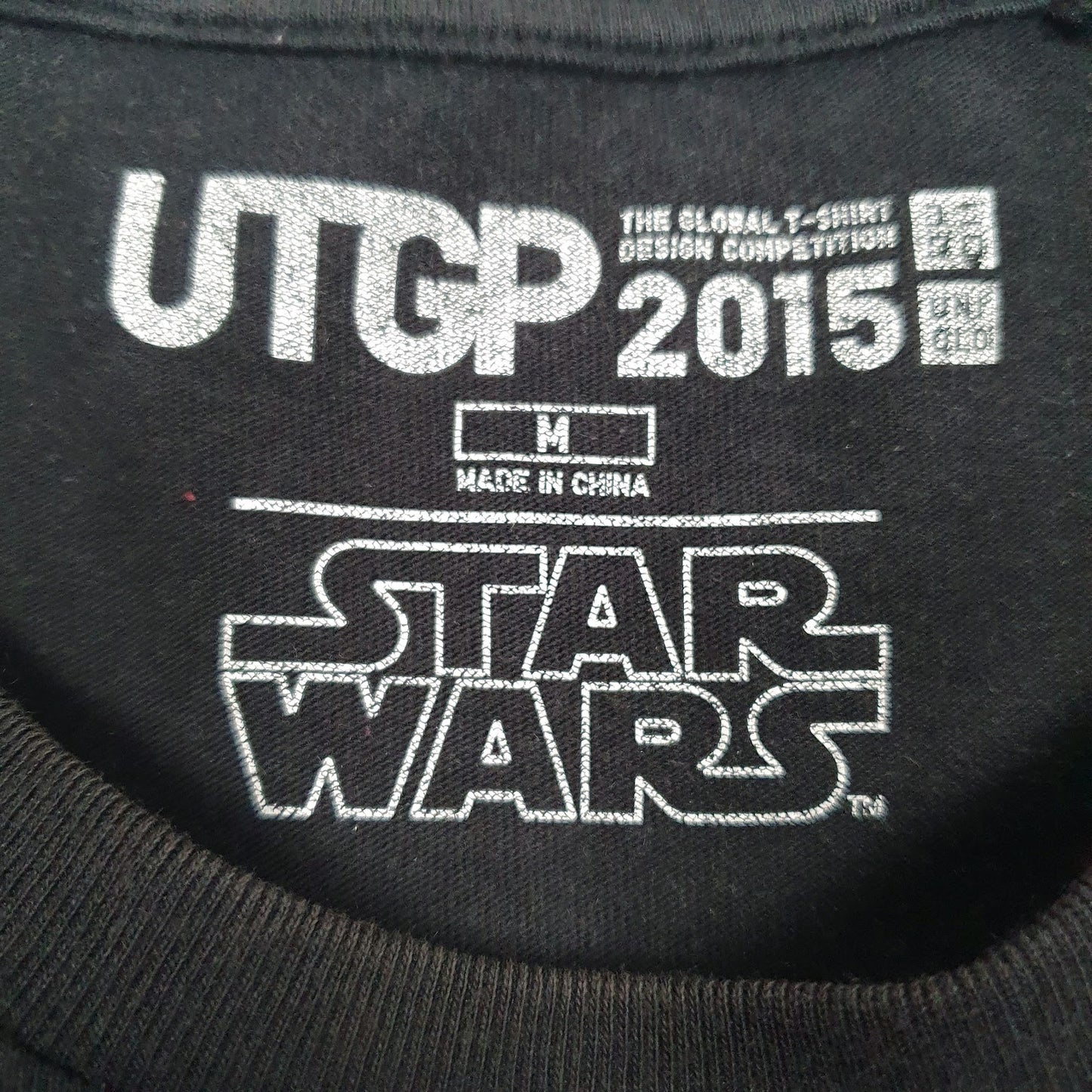 Mens Black Star Wars   T Shirt