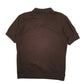 Mens Brown Adidas  Hoodie Polo Shirt