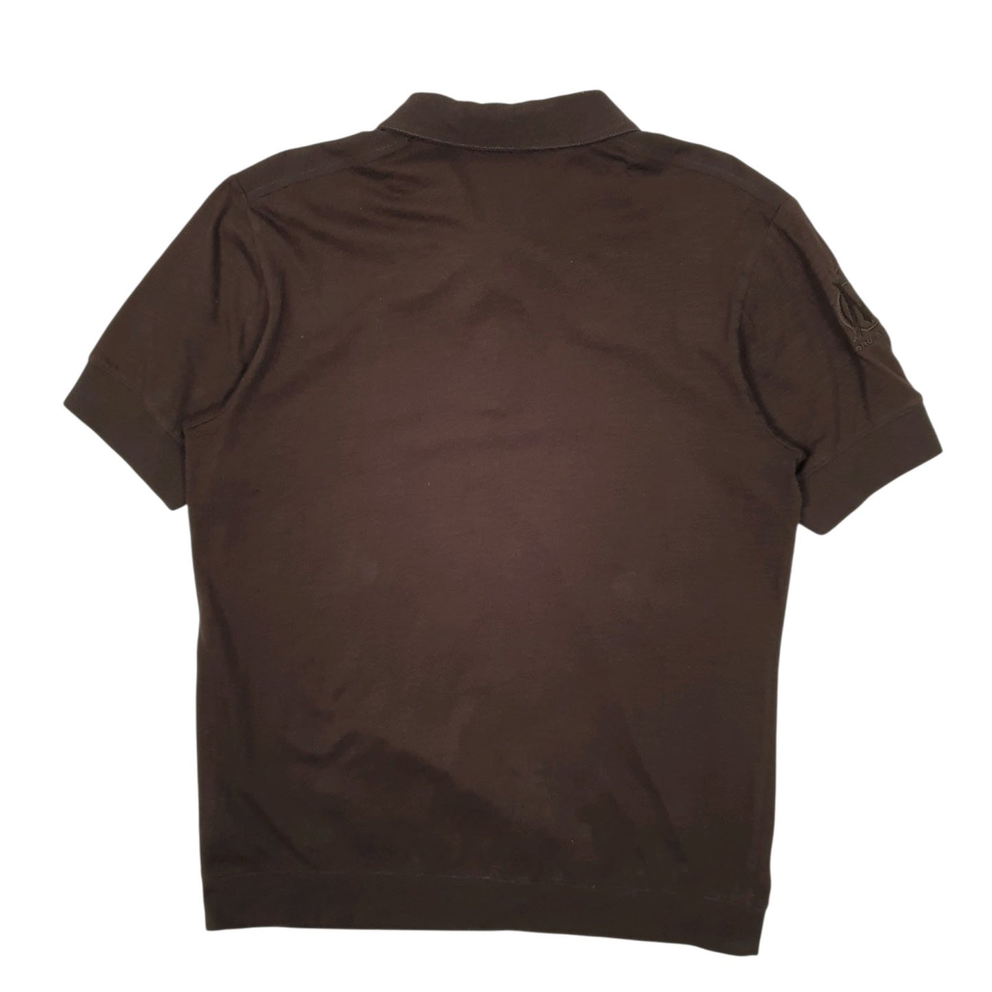 Mens Brown Adidas  Hoodie Polo Shirt