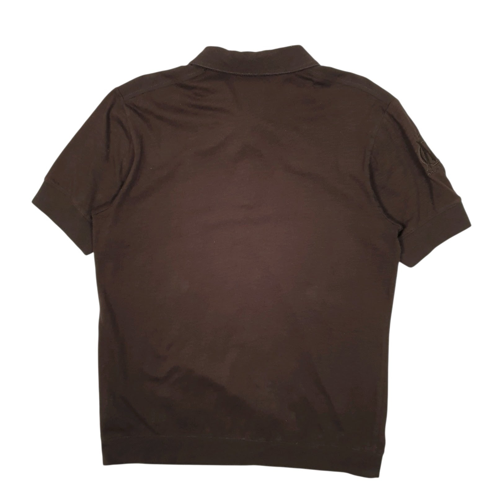 Mens Brown Adidas  Hoodie Polo Shirt
