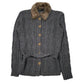 Womens Grey Zhebu Knit Cardigan Jumper