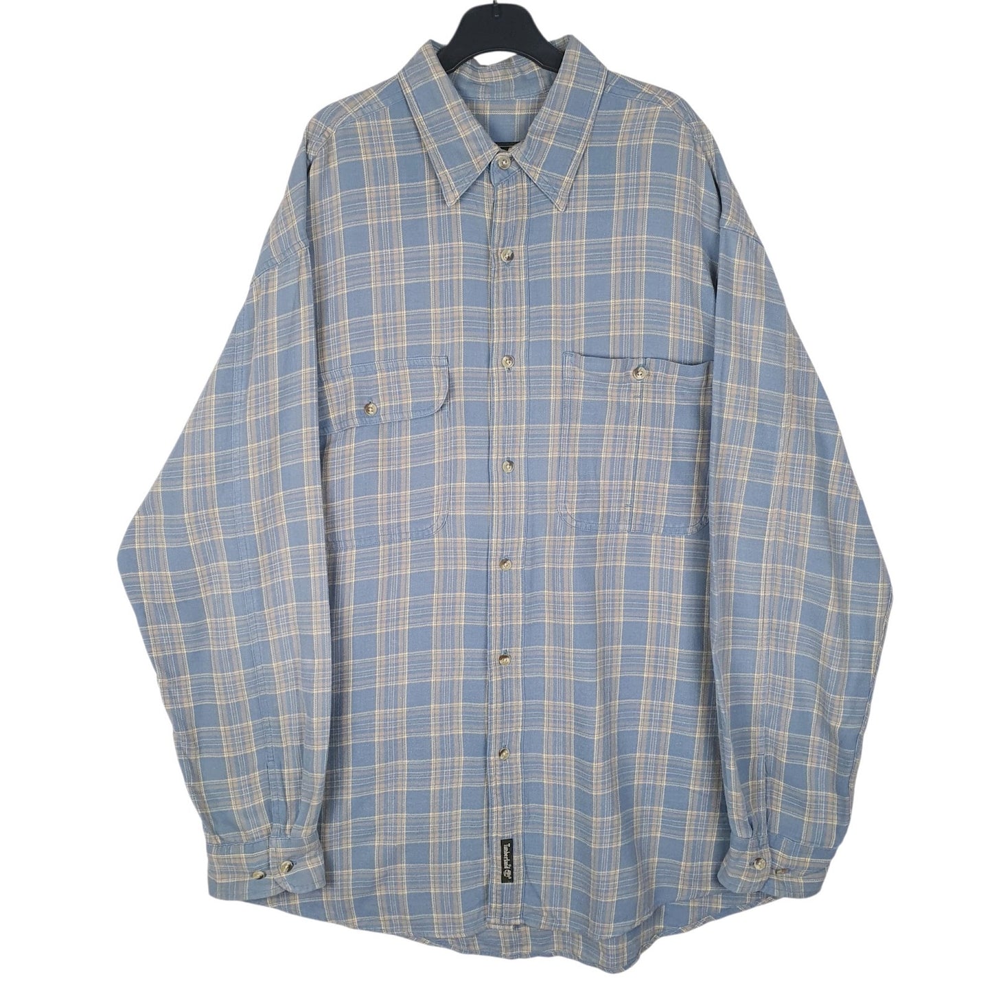 Mens Blue Timberland  Long Sleeve Shirt