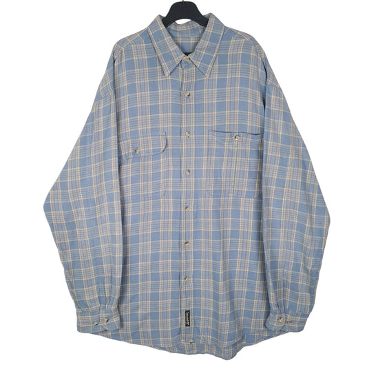 Mens Blue Timberland  Long Sleeve Shirt