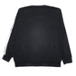 Mens Black Adidas Spellout Crewneck Jumper