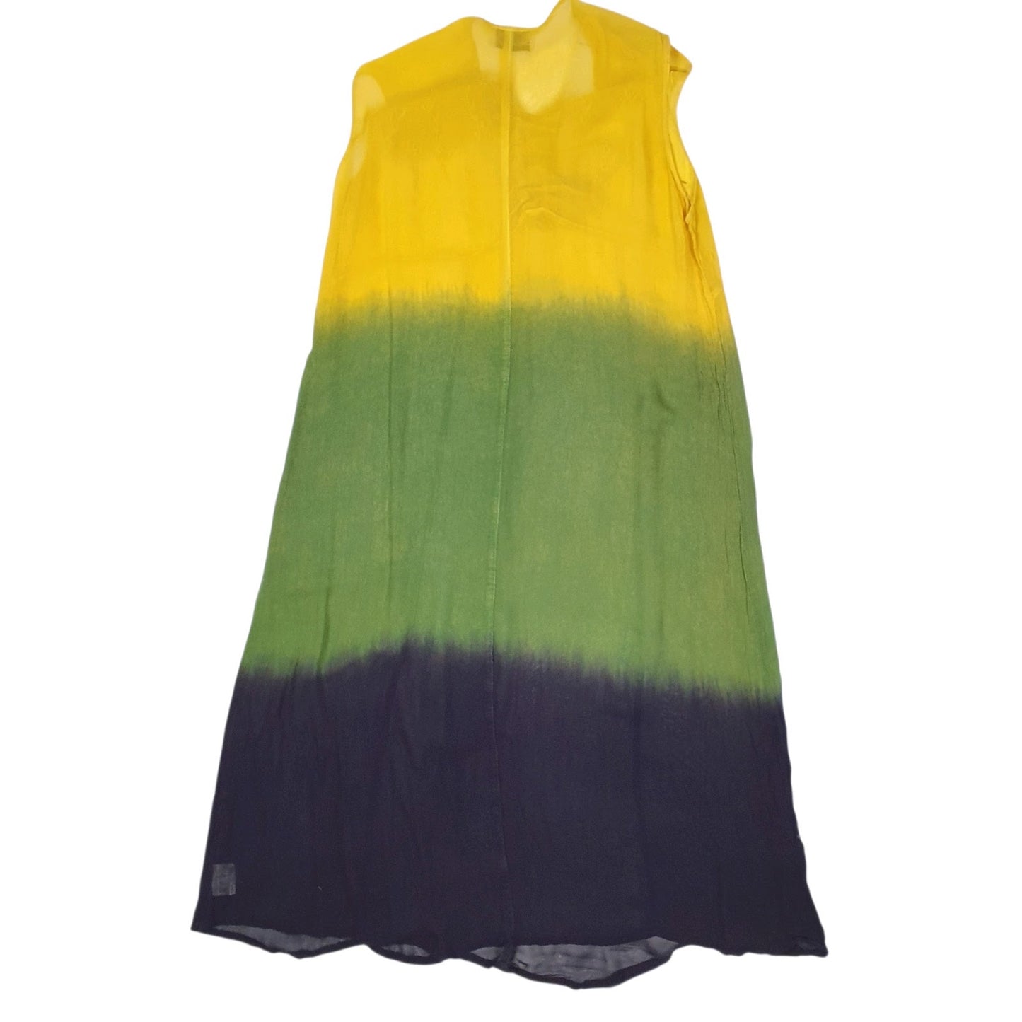 Womens Yellow Jean Paul Shear Throw Beach  Dress