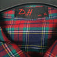Mens Navy D&H Flannel  Shirt