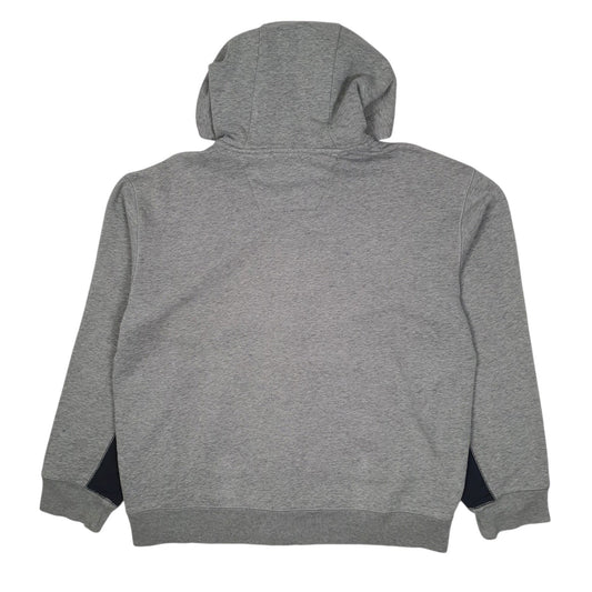Mens Grey Nautica Hoodie Full Zip Jumper