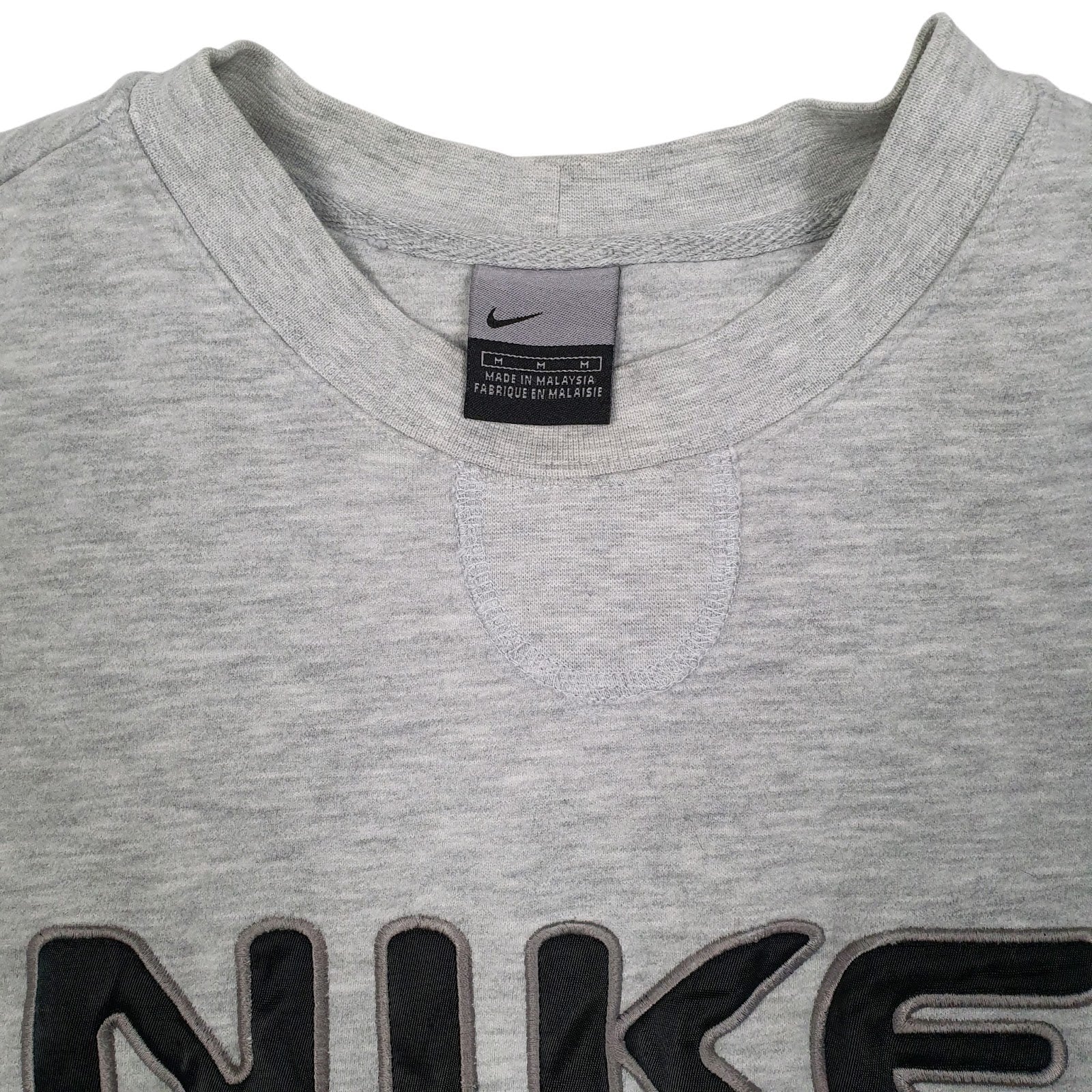 Mens Grey Nike Vintage 00s Crewneck Jumper