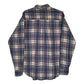 Mens Beige Smart Shirt Vintage Flannel  Shirt