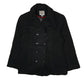 Womens Black Levis Duffle Pea Coat  Coat