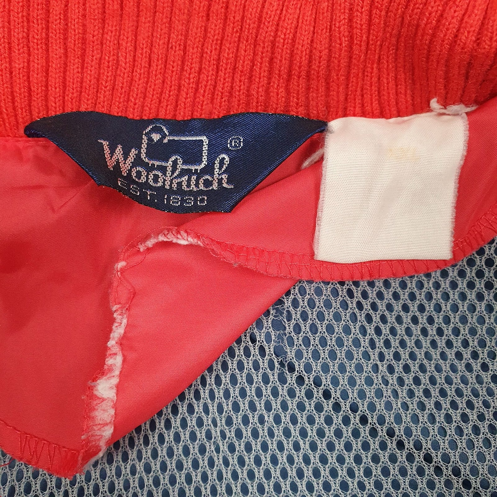 Mens Blue Woolrich   Coat