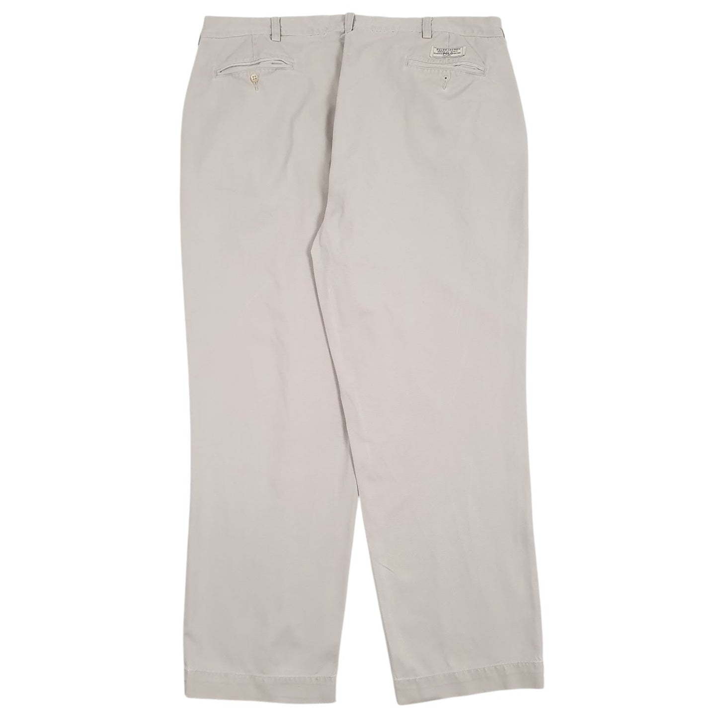 Mens Beige Polo Ralph Lauren Andrew Pant Pleated  Trousers