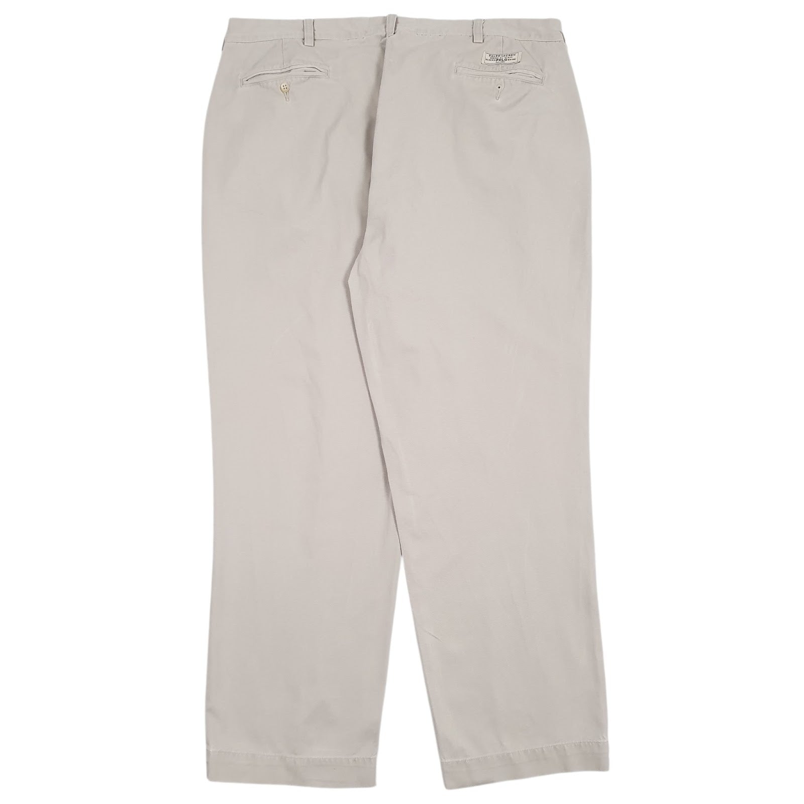 Mens Beige Polo Ralph Lauren Andrew Pant Pleated  Trousers