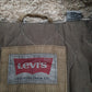 Mens Brown Levis Padded  Coat