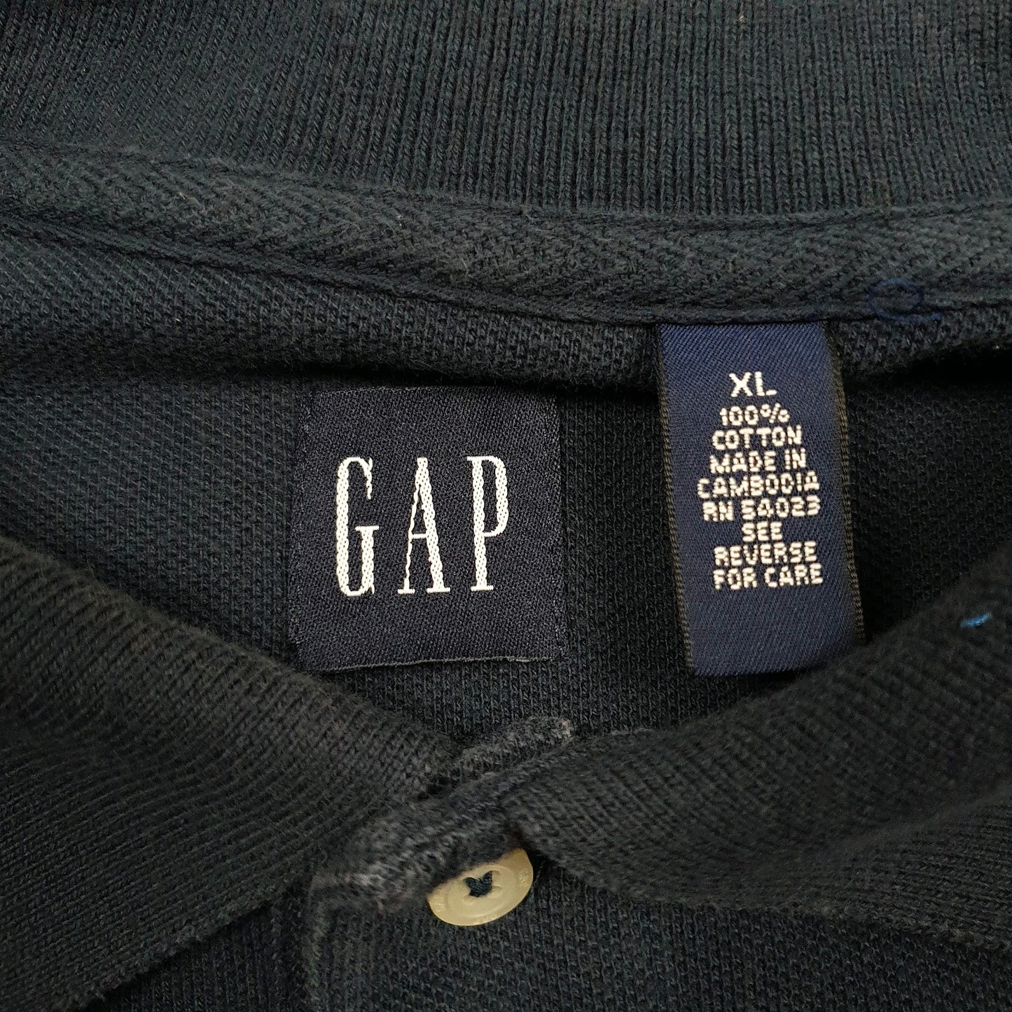 Mens Navy Gap   Polo Shirt