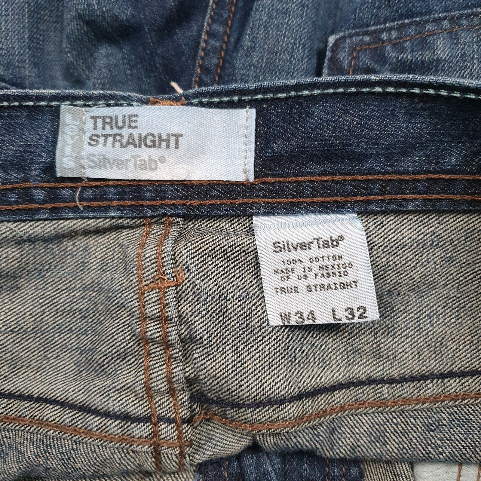 Mens Blue Levis Silver Tab Vintage 90s  Jeans