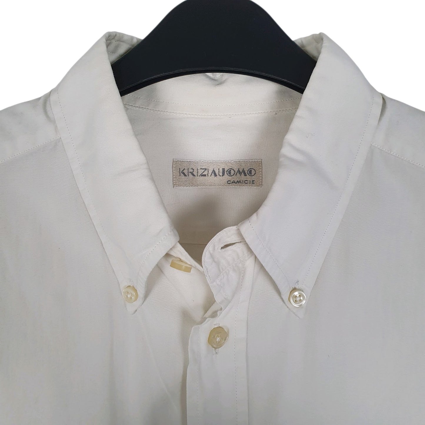 Mens White Krizia Uomi   Shirt