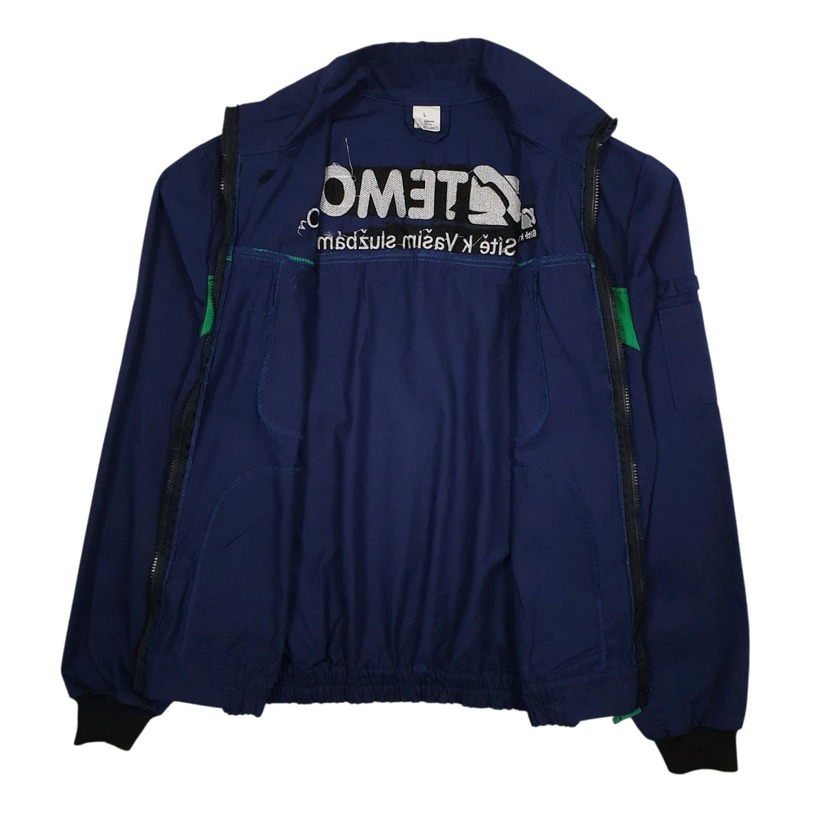 Mens Navy Dafne Czech Temo Workwear  Coat