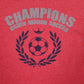 Mens Red Port & Company Champion Ogden Indoor Soccer  T Shirt