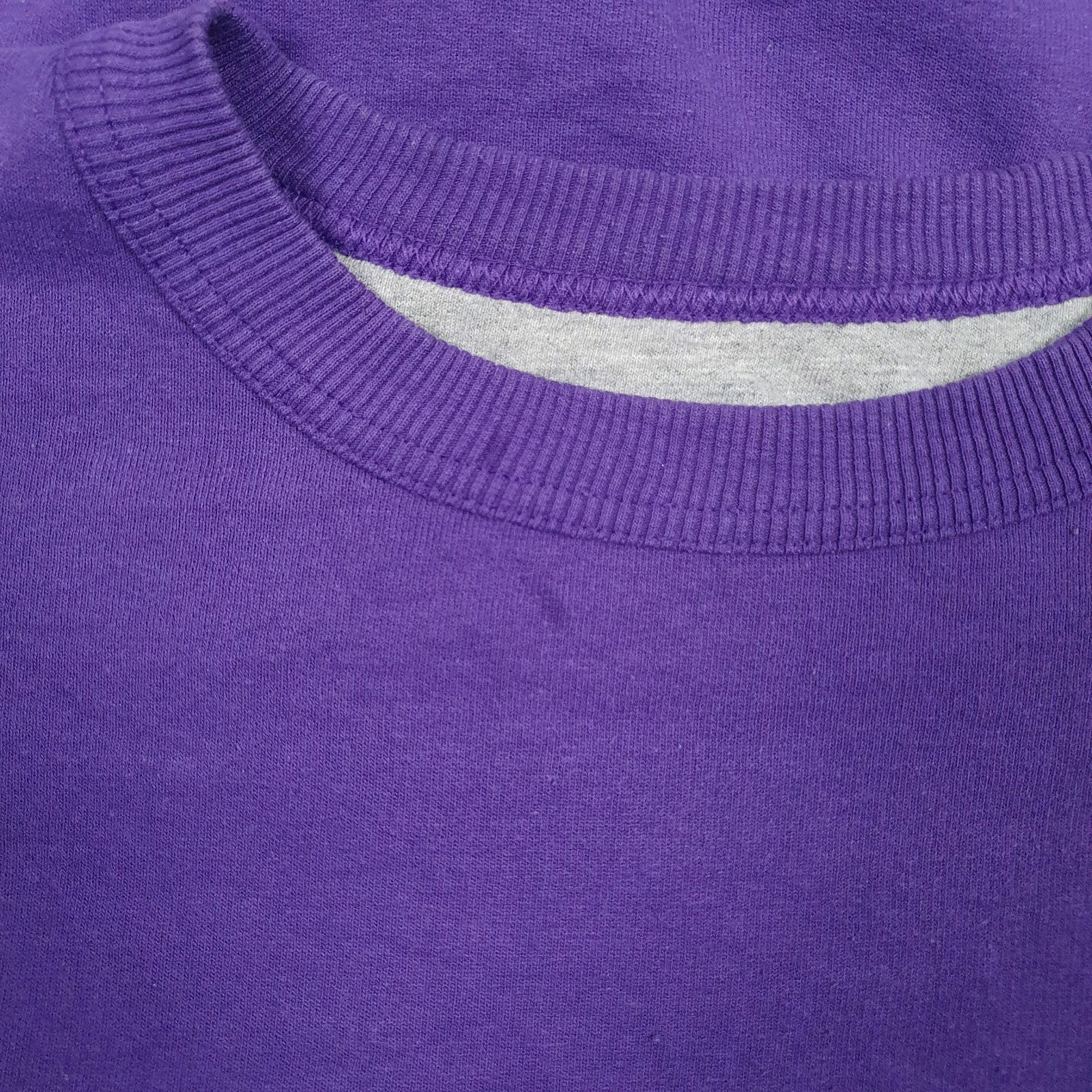 Mens Purple Champion  Crewneck Jumper
