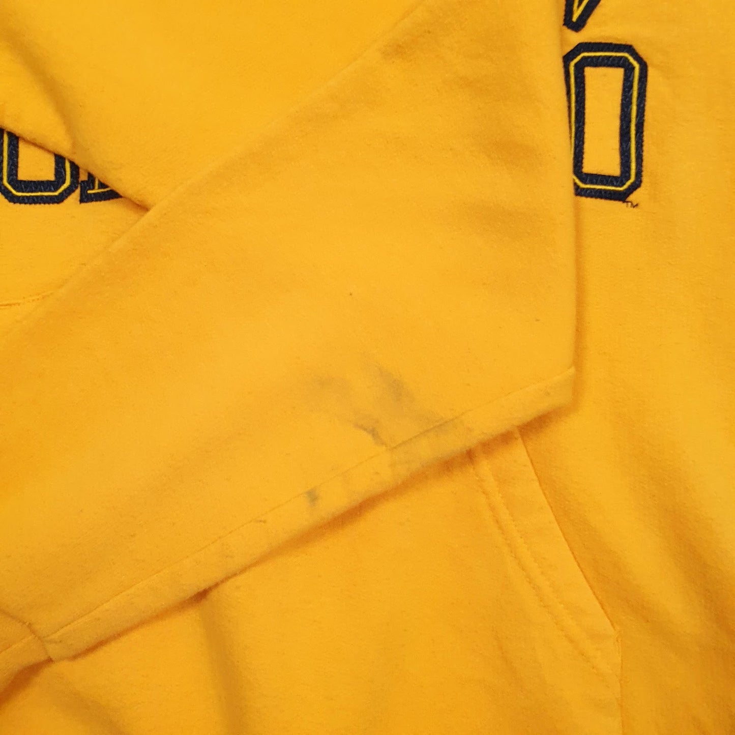 Mens Yellow Champion Northern Colorado Hoodie Jumper