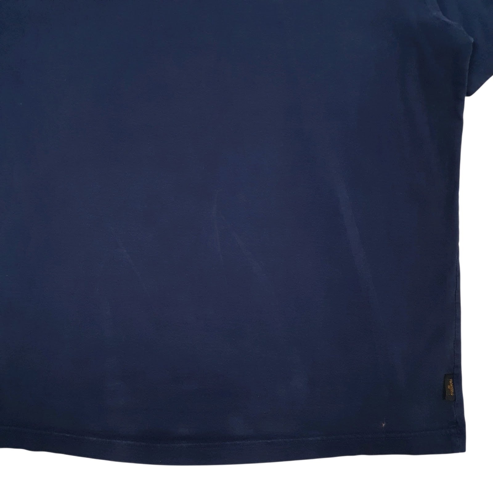 Mens Navy Valentino   T Shirt