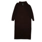 Womens Brown Ralph Lauren Sweater Jumper Cowl Neck Long Sleeve Dress