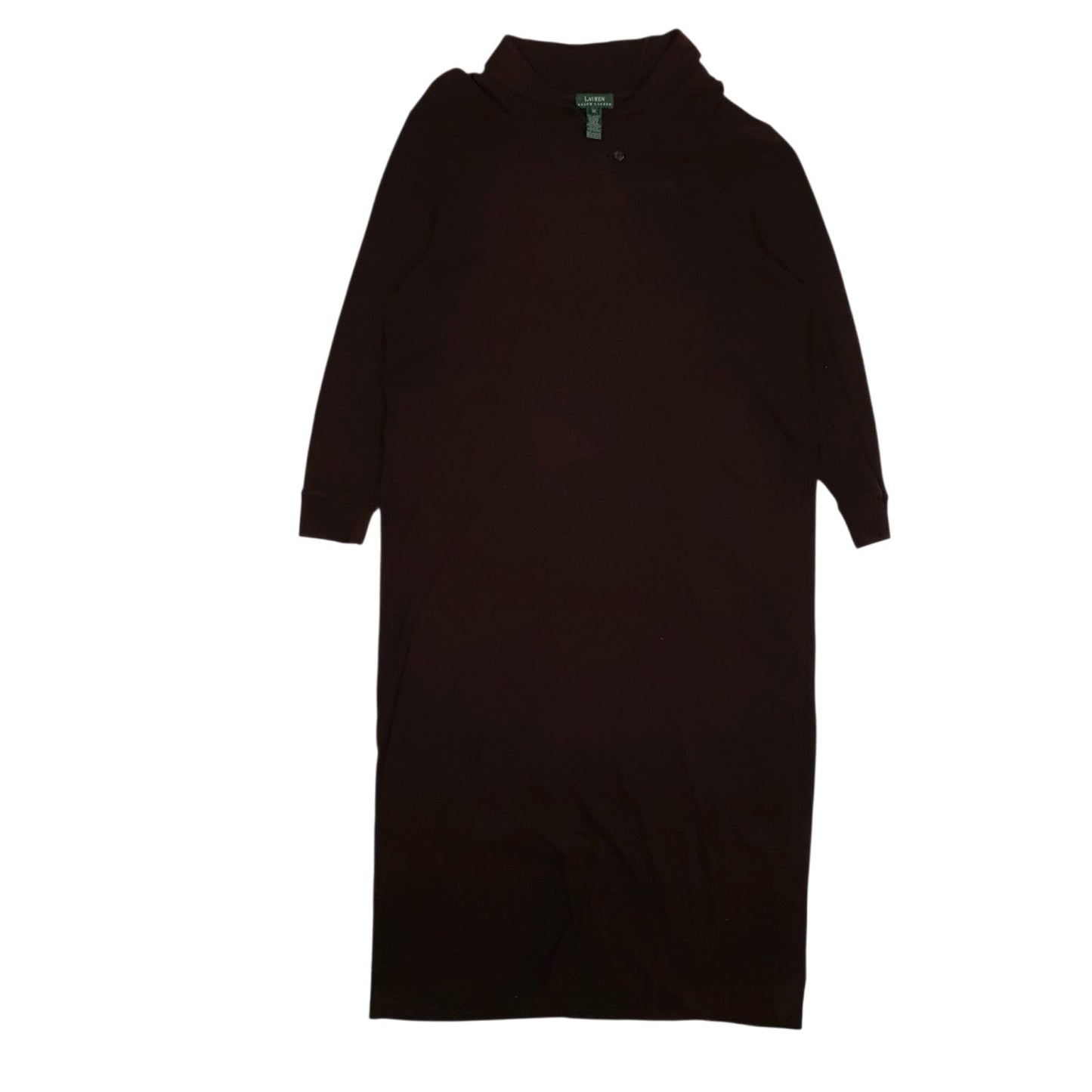 Womens Brown Ralph Lauren Sweater Jumper Cowl Neck Long Sleeve Dress