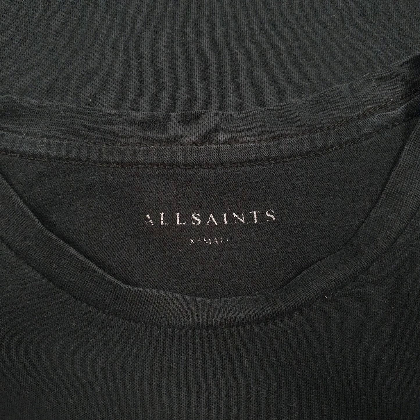Mens Black All Saints   T Shirt