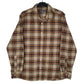 Mens Brown Eddie Bauer Flannel Long Sleeve Shirt