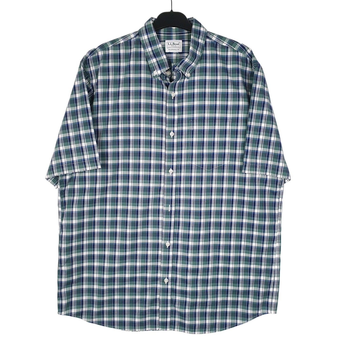 Mens Green Eddie Bauer  Short Sleeve Shirt