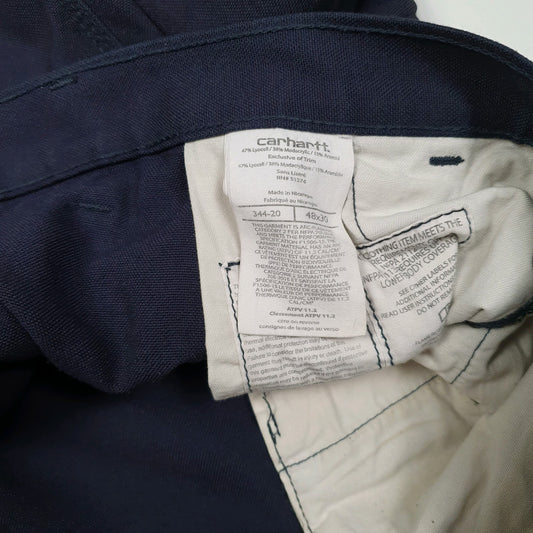 Mens Navy Carhartt   Trousers