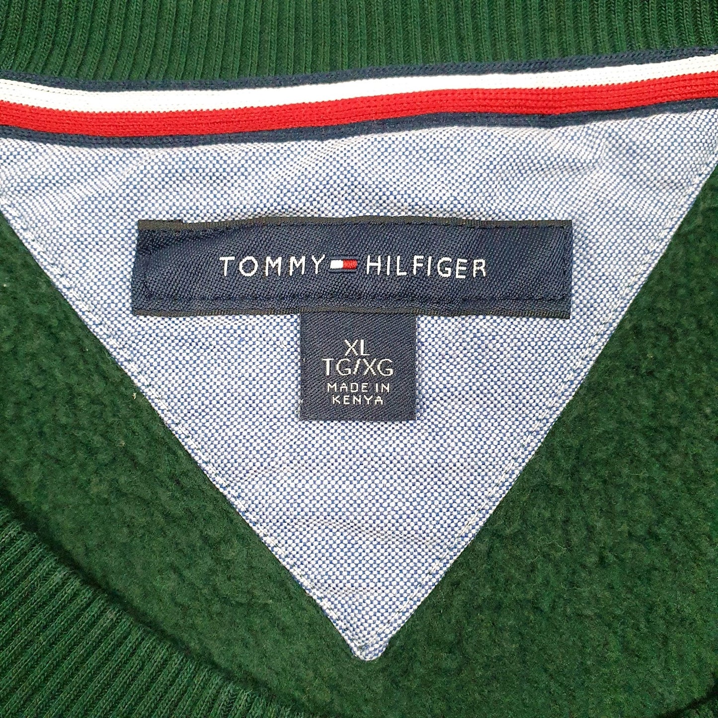 Mens Green Tommy Hilfiger  Crewneck Jumper