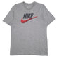 Mens Grey Nike Spellout Short Sleeve T Shirt