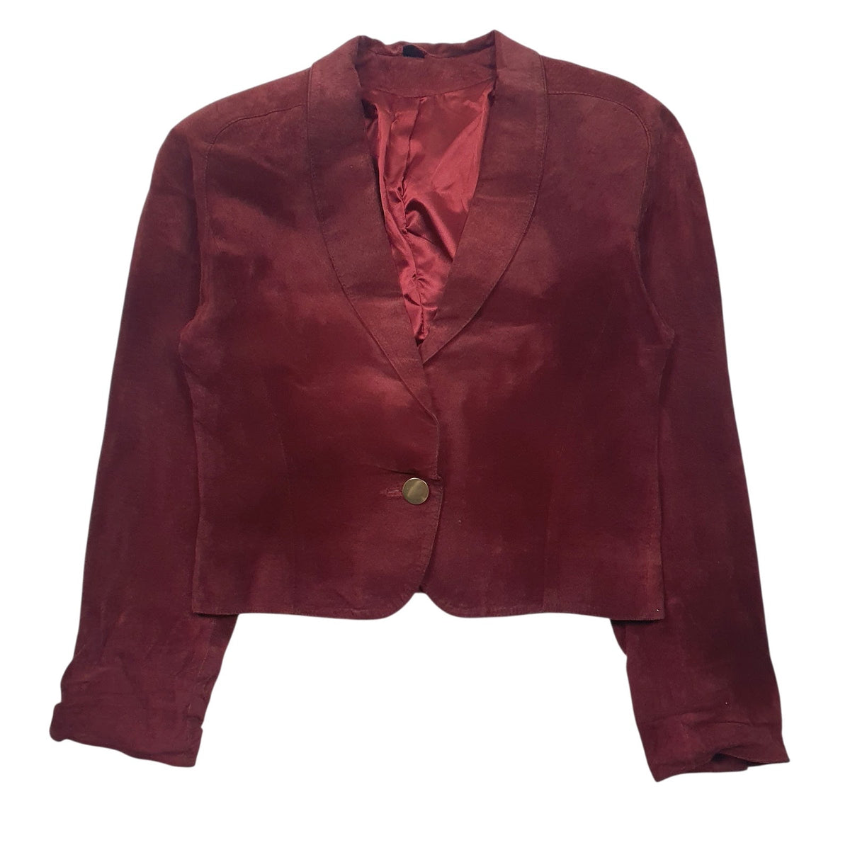 Womens Burgundy Frey Vintage  Coat