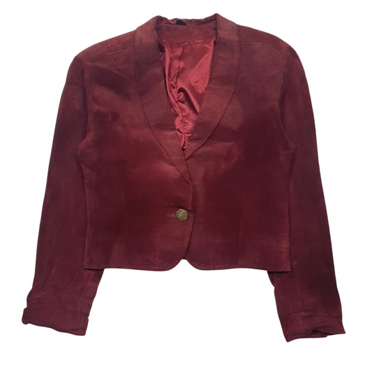 Womens Burgundy Frey Vintage  Coat