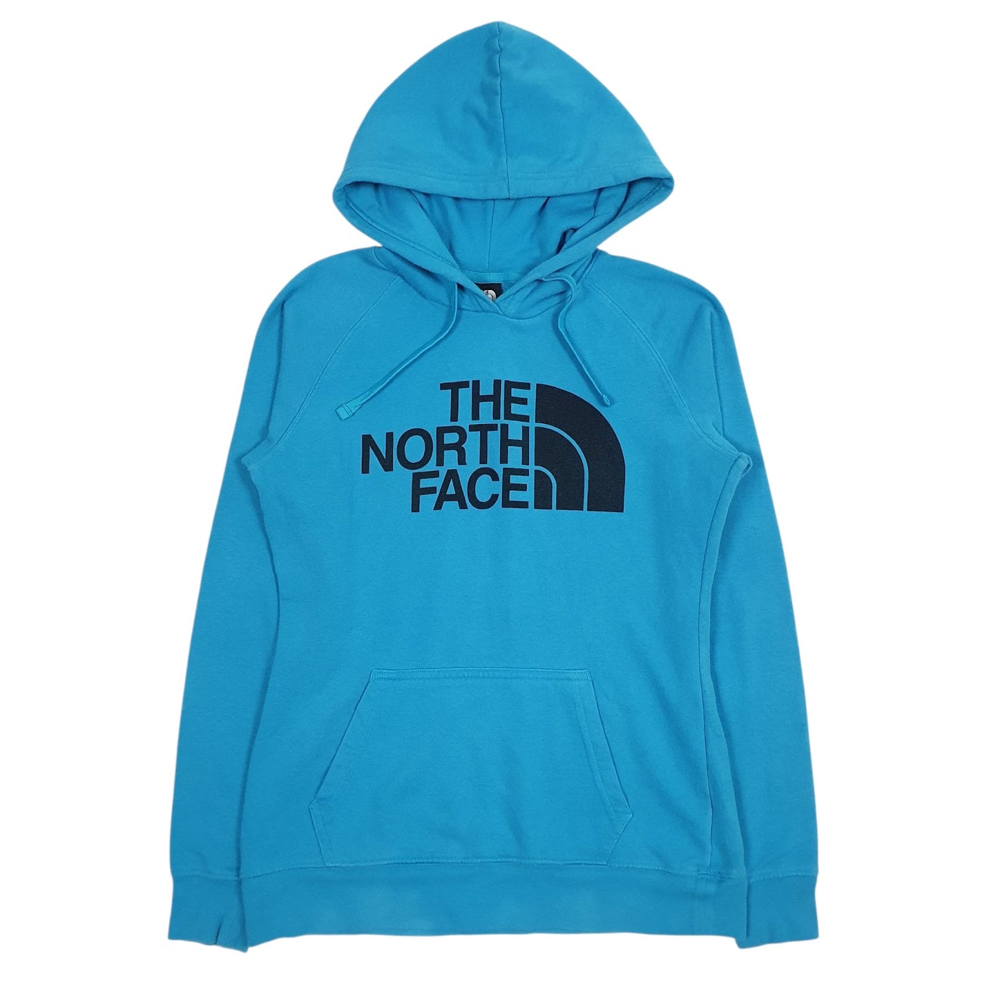 Womens Blue The North Face Spellout Hoodie Jumper