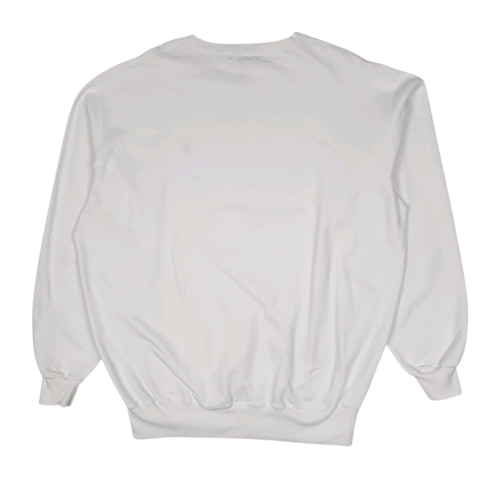 Mens White Polo Ralph Lauren Vintage 90s Crewneck Jumper