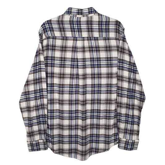 Mens White Croft & Barrow Flannel  Shirt