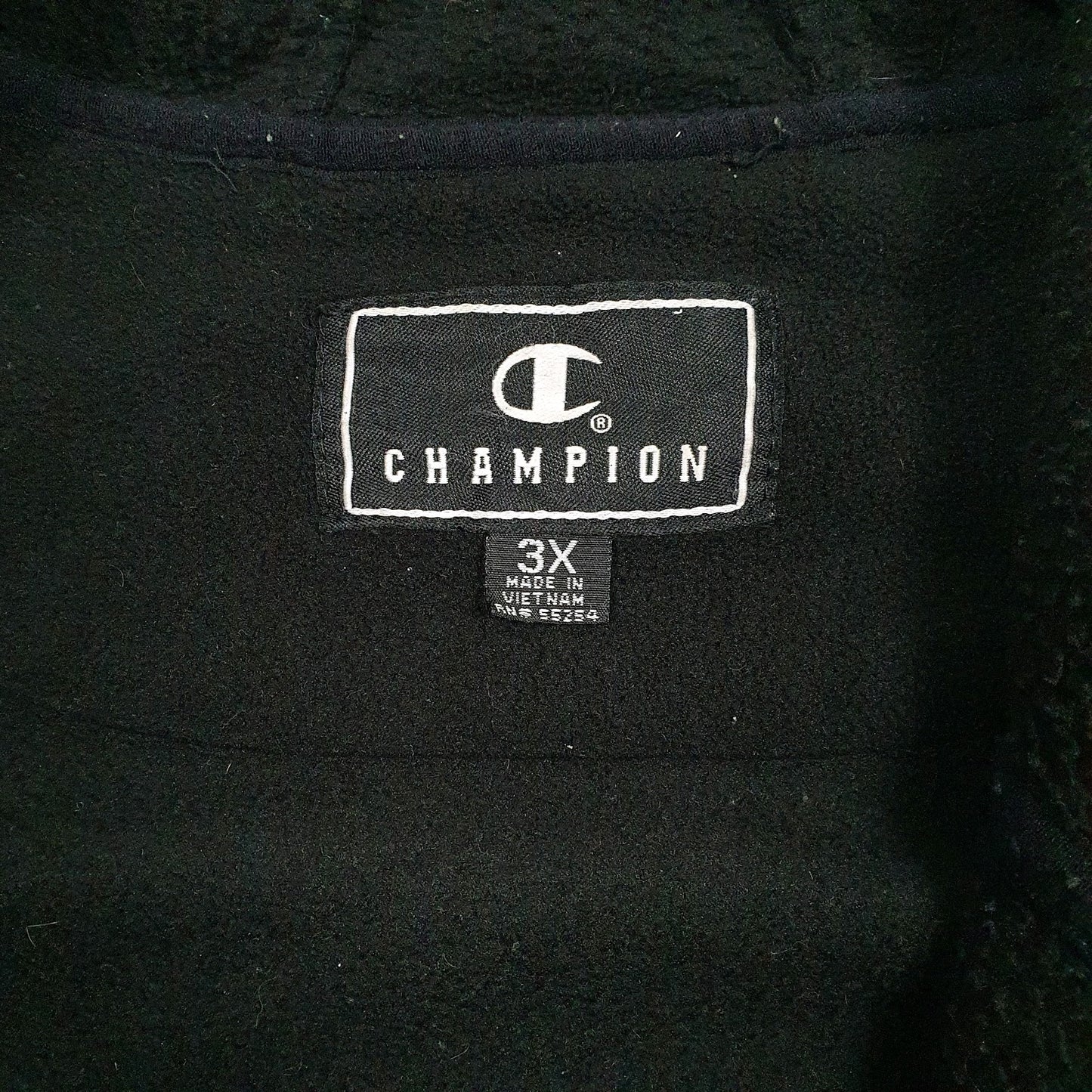 Mens Black Champion  Full Zip Jumper