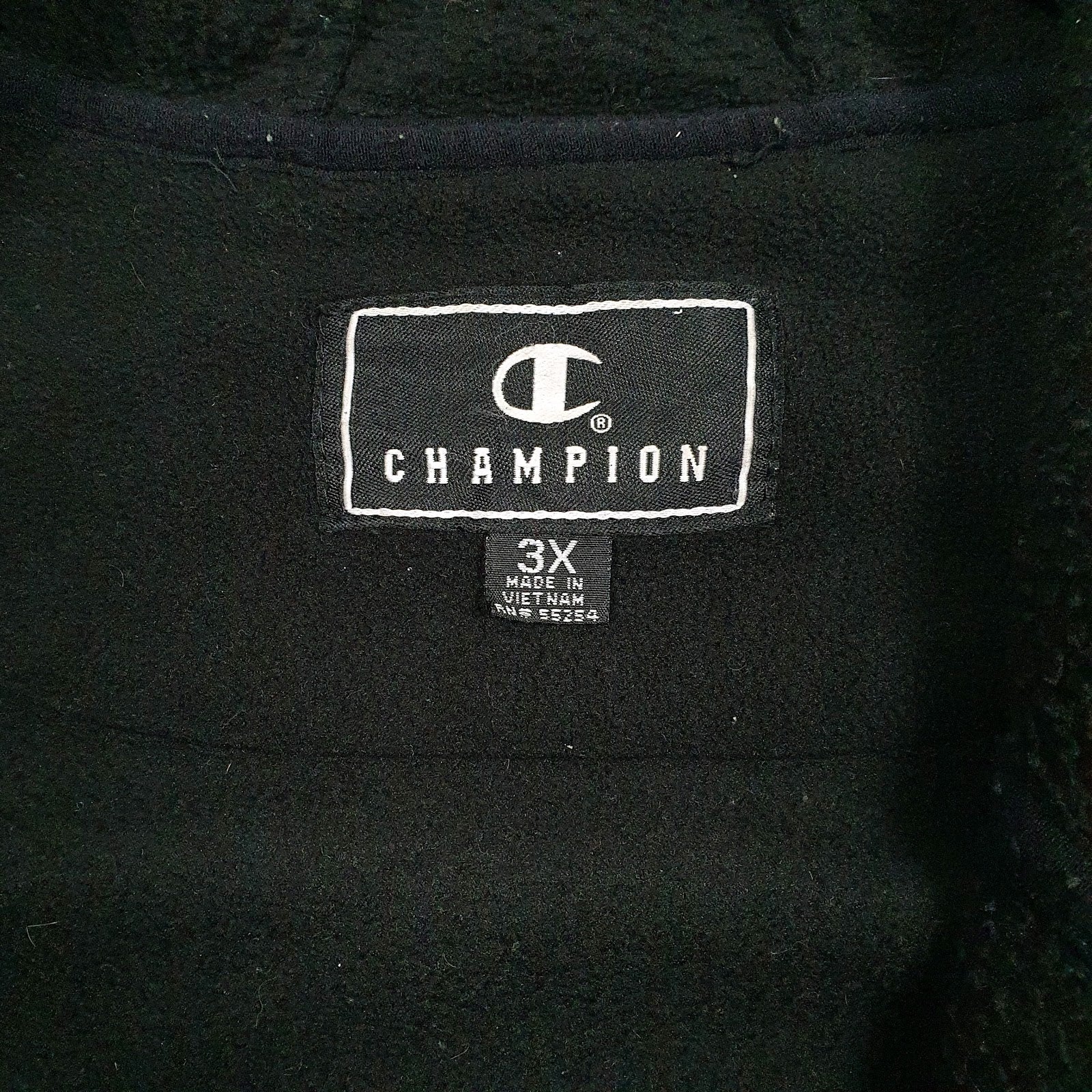 Mens Black Champion  Full Zip Jumper