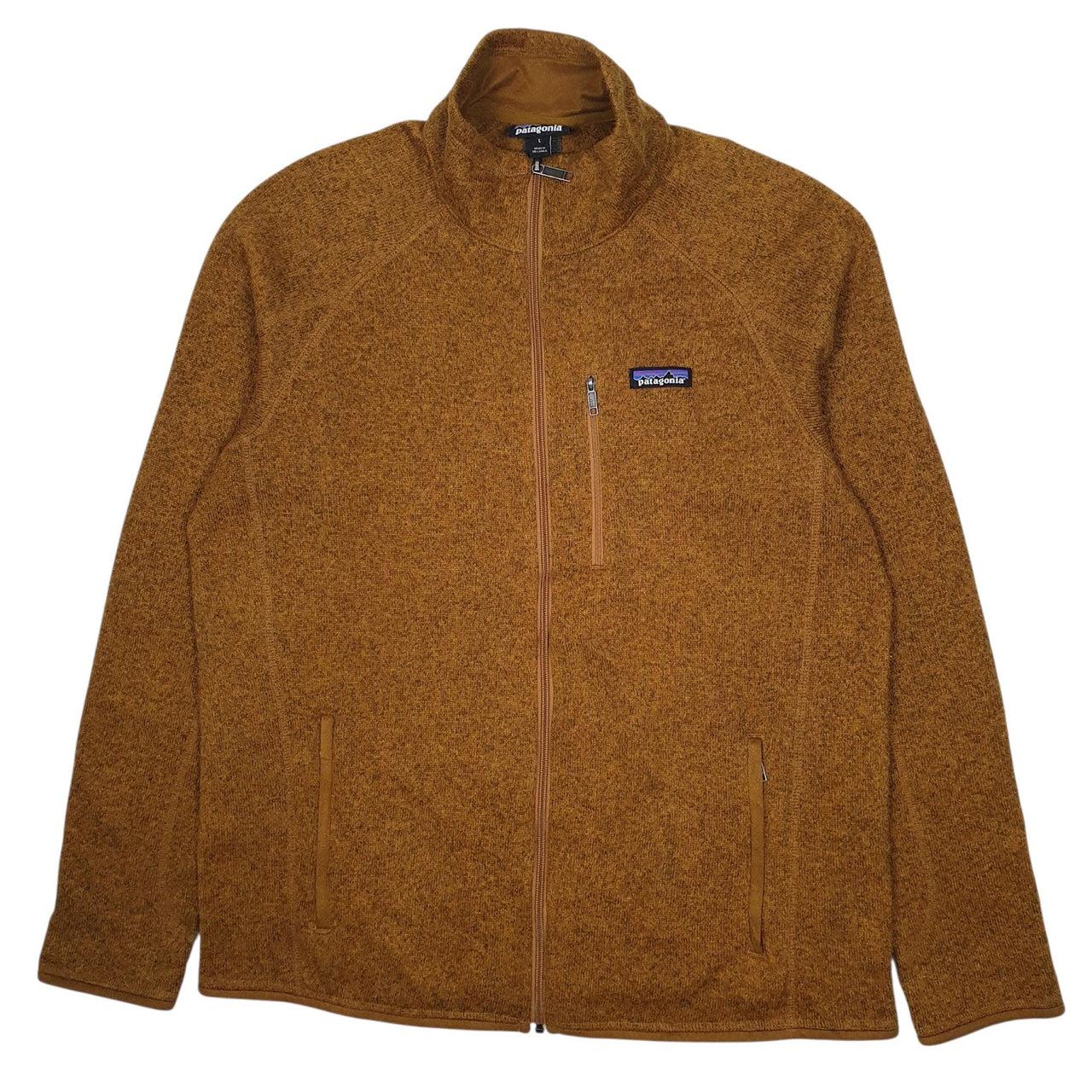 Mens Brown Patagonia Better Sweater Full Zip Jumper