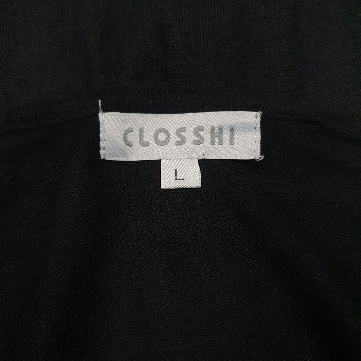 Womens Black Closshi  Cardigan Jumper