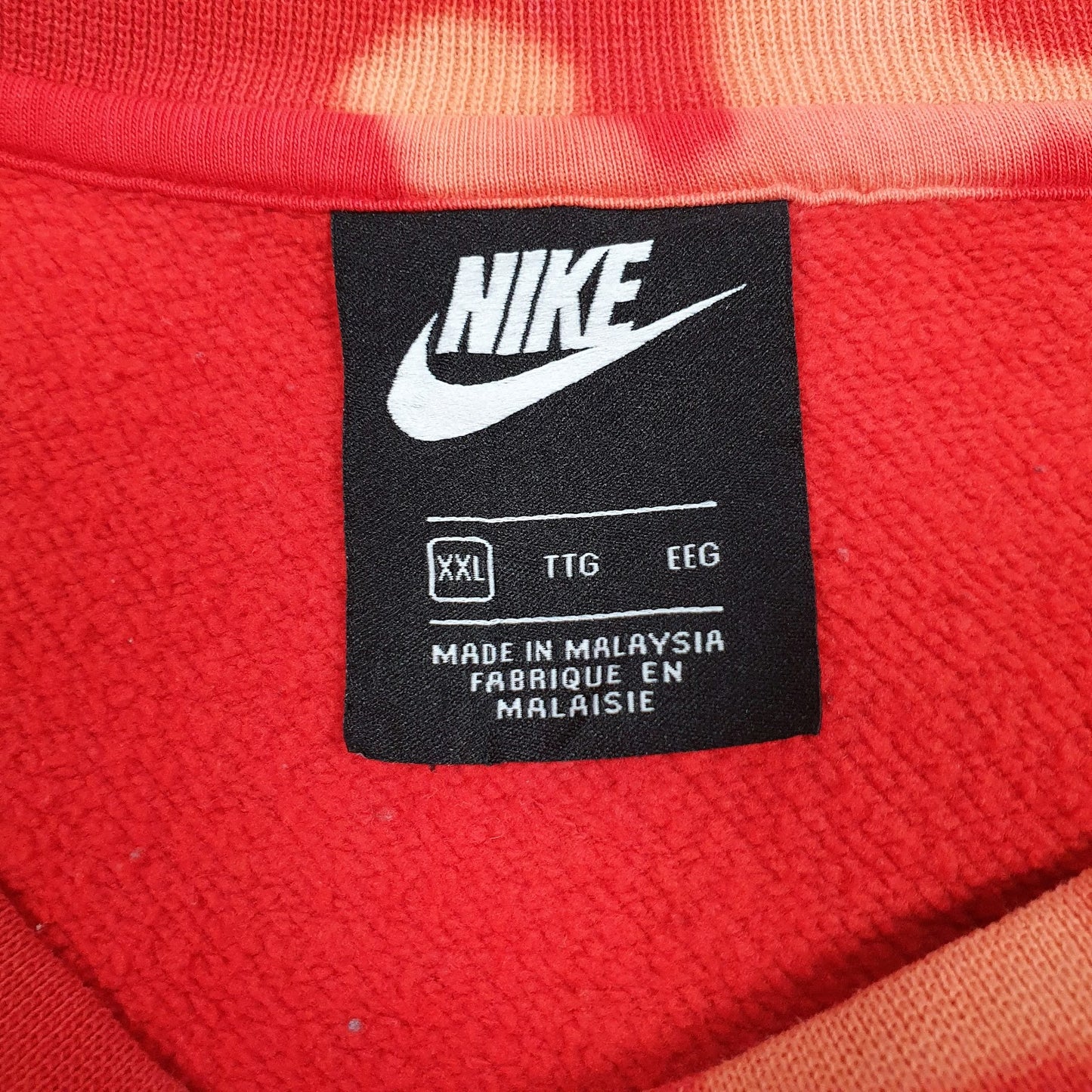 Mens Red Nike  Crewneck Jumper