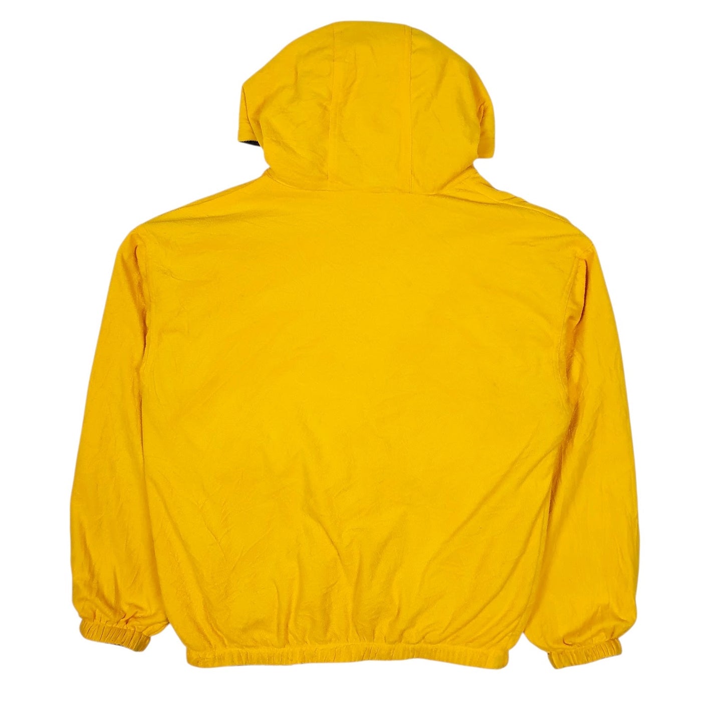Mens Navy Reebok Reversible Fleece Lined Hoodie Coat