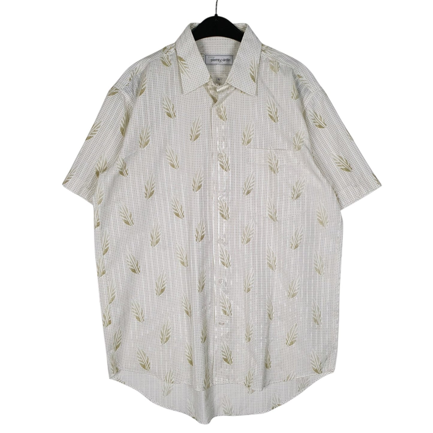 Mens White Pierre Cardin  Short Sleeve Shirt
