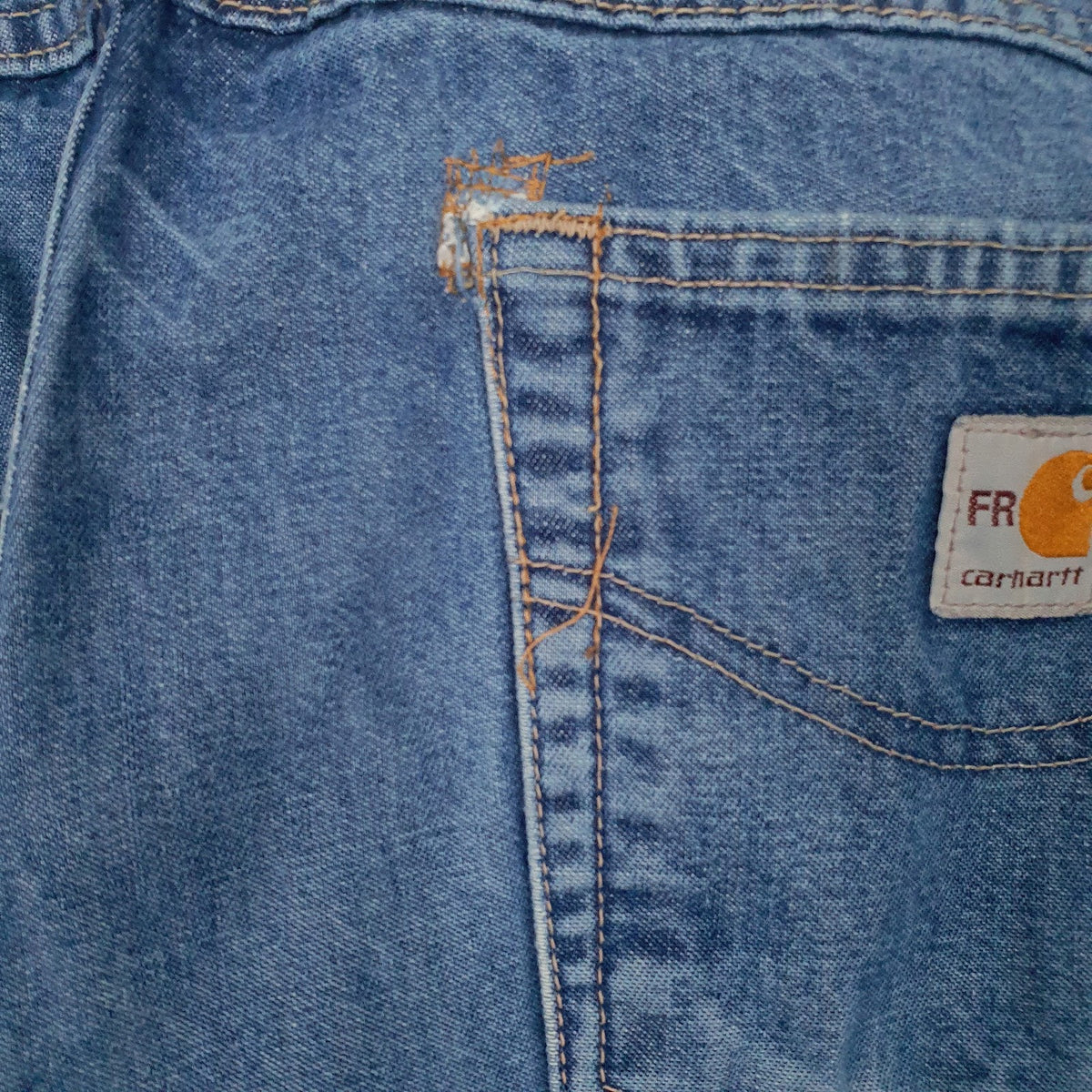 Mens Blue Carhartt   Jeans