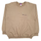 Mens Brown Champion  Crewneck Jumper
