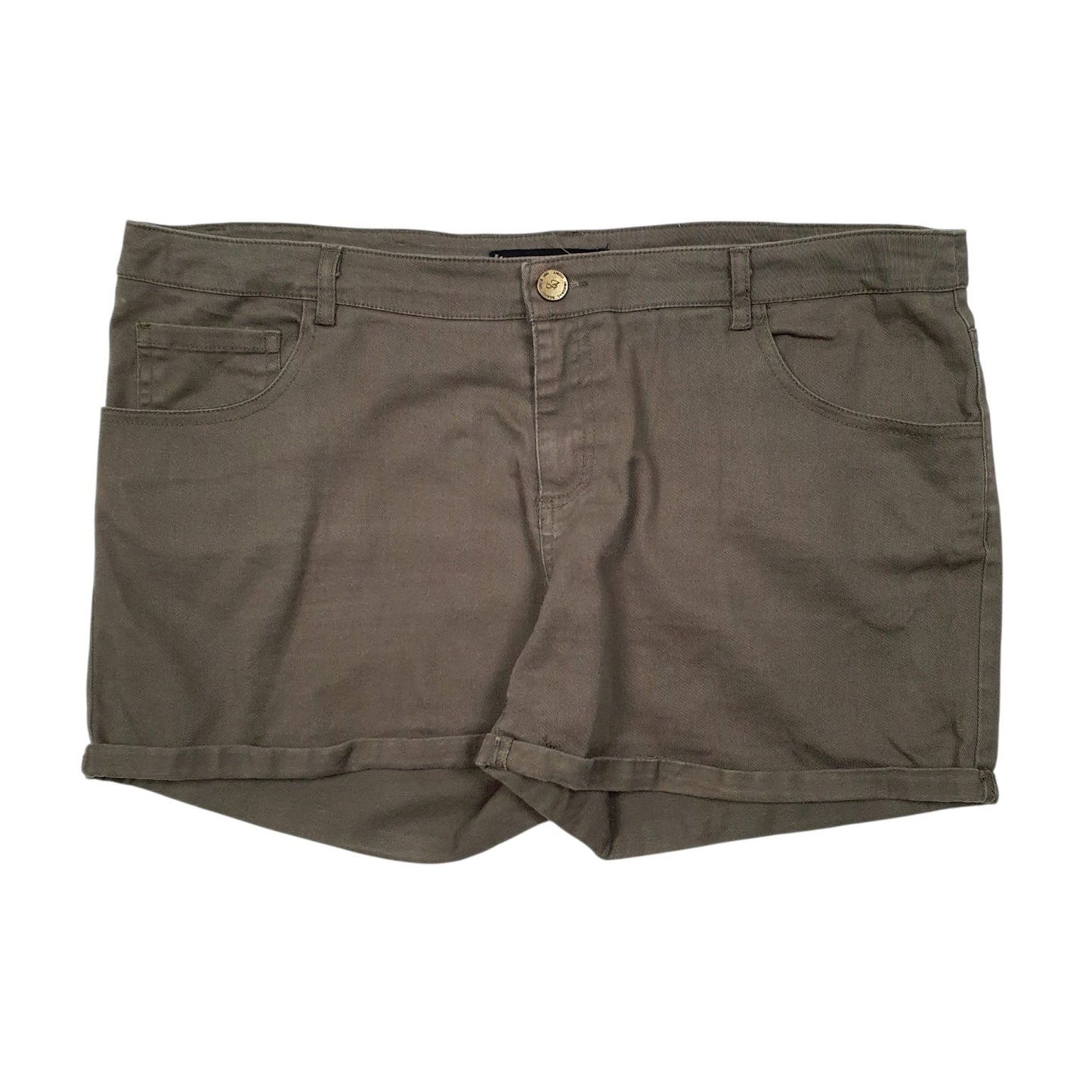 Womens Green Amisu  Denim Shorts